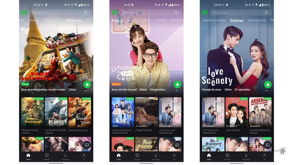 Iqiyi interface