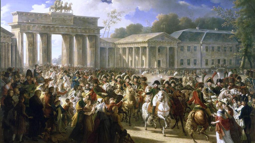 'Napoleón entrando en Berlín', por Charles Meynier.