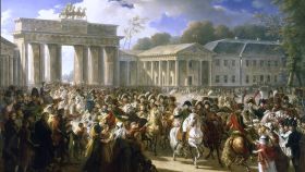 'Napoleón entrando en Berlín', por Charles Meynier.