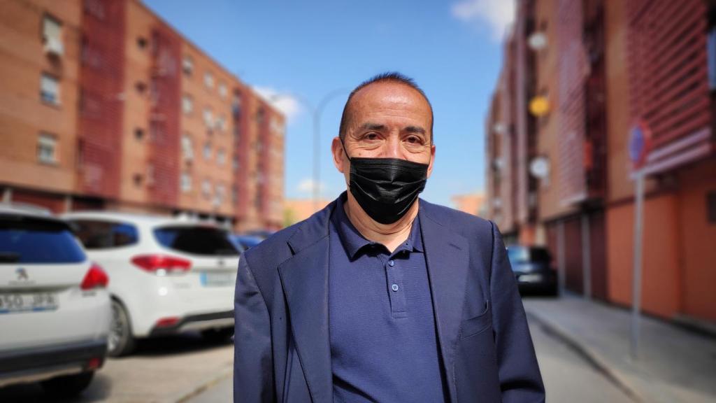 Orlando Vargas, vecino de Vallecas y votante de Gabilondo.