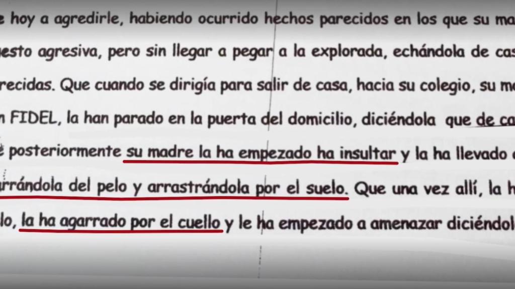 El informe donde Rocío Flores hace el retrato de su madre.