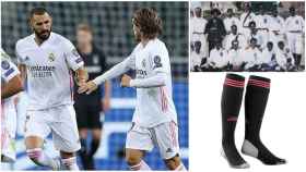 El Real Madrid, de blanco y con medias negras ante el Chelsea