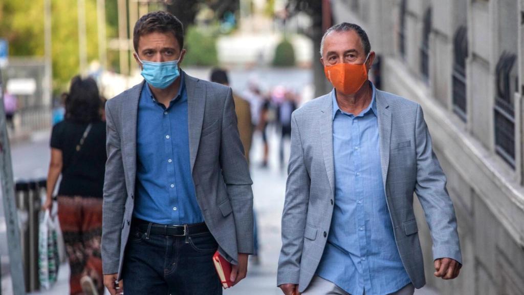 Íñigo Errejón y Joan Baldoví. EE