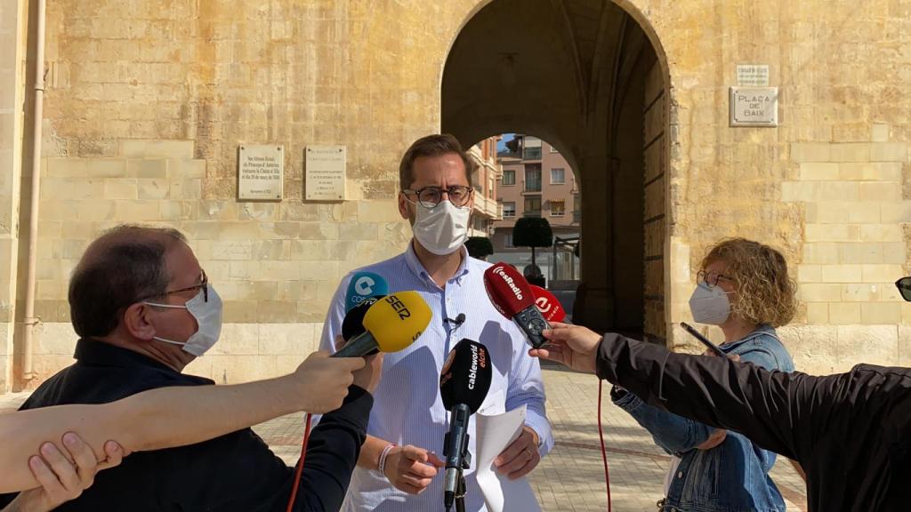 Sergio Rodríguez, en la mañana de este jueves.