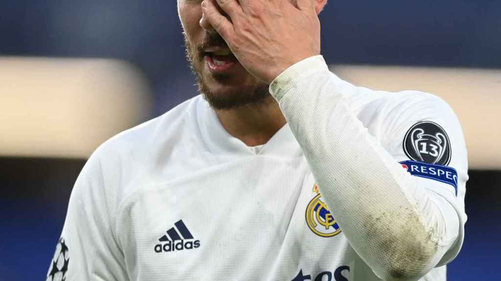 Eden Hazard reacciona tras la derrota
