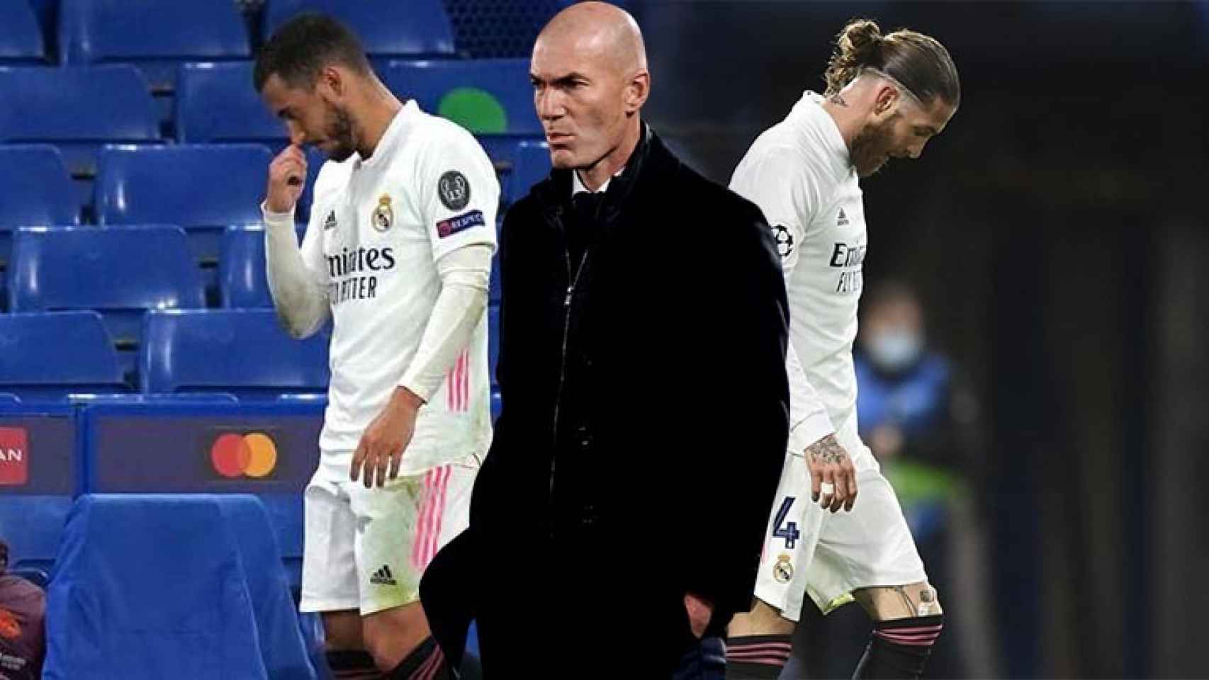 Hazard, Zidane y Sergio Ramos