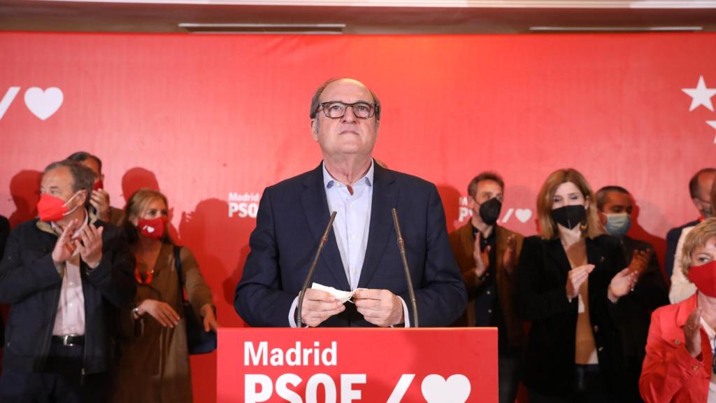 Ángel Gabilondo en su comparecencia la noche del 4-M.