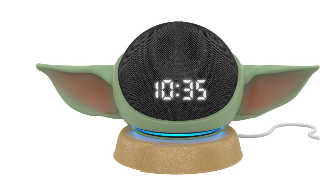 Amazon Echo Dot as Baby Yoda