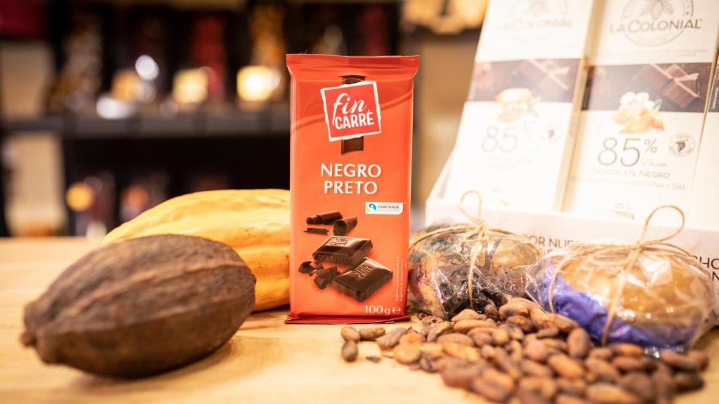 La tableta de chocolate negro Fin Carré, la marca blanca de Lidl.