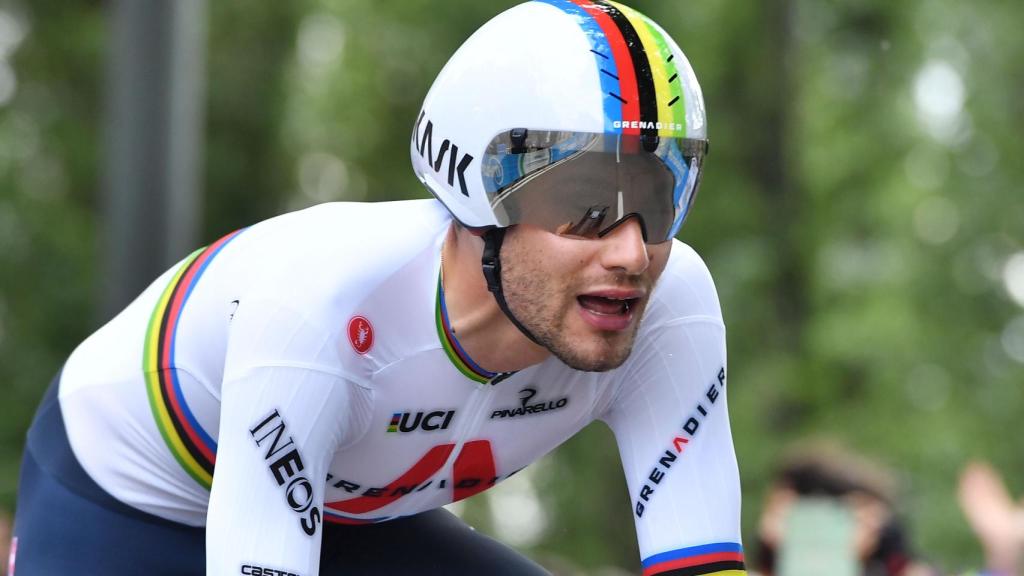 Ganna en la crono inaugural del Giro de Italia 2021