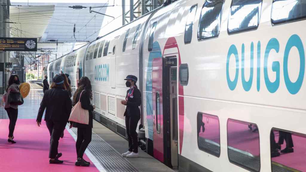 tren de Ouigo en su estreno en España en mayo de 2021.