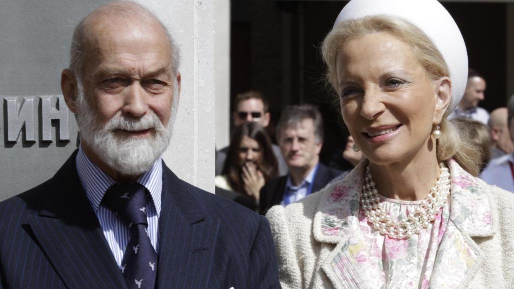 Michael de Kent y su mujer, María Cristina, durante un acto en Londres.