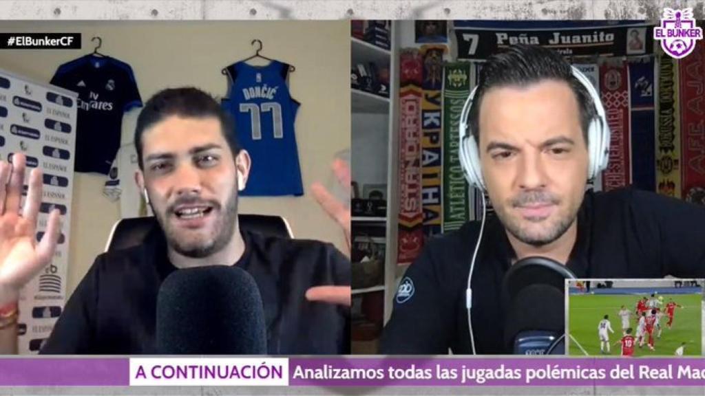 Jorge Calabrés y Nacho Peña, en El Bunker CF