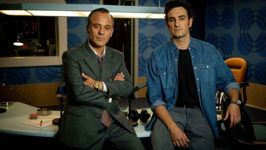 Javier Gutiérrez y Miki Esparbé en 'Reyes de la noche'.