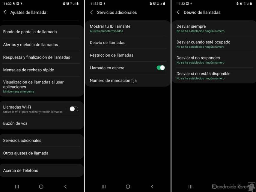 Activar o desactivar el desvío de llamadas - Xiaomi Manual