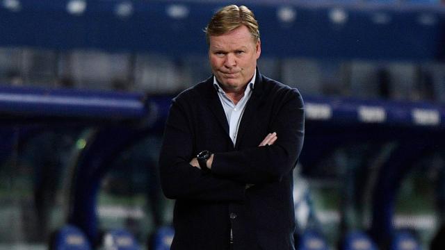 Ronald Koeman, en la banda del Ciudad de Valencia