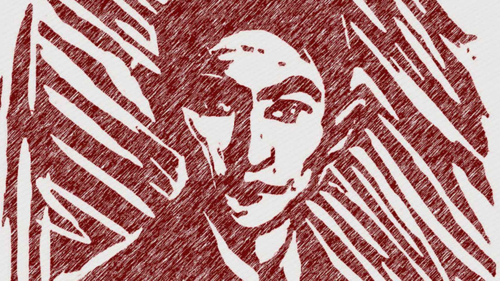 Kafka retratado por el pintor e ilustrador austriaco Hans Fronius