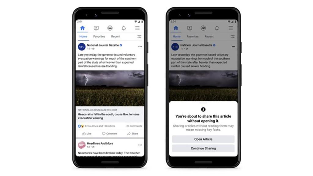 Nueva medida de Facebook