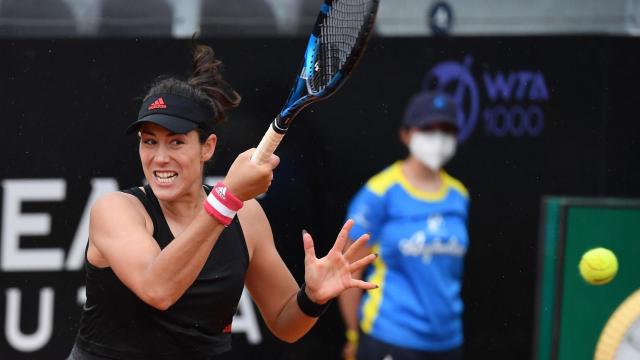 Garbiñe Muguruza, en el ATP de Roma