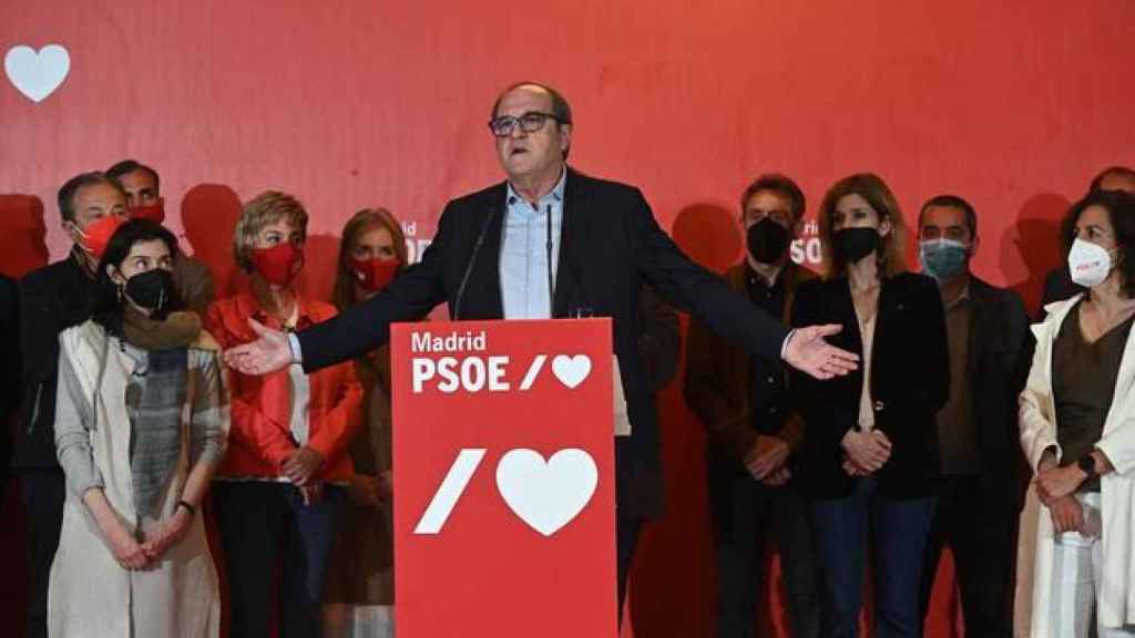 Ángel Gabilondo comparece tras las elecciones del 4 de mayo de 2021.