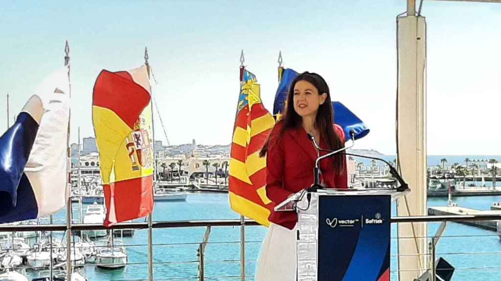 La consellera Carolina Pascual, este jueves en Alicante.