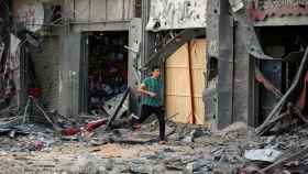 La destrucción en Gaza.