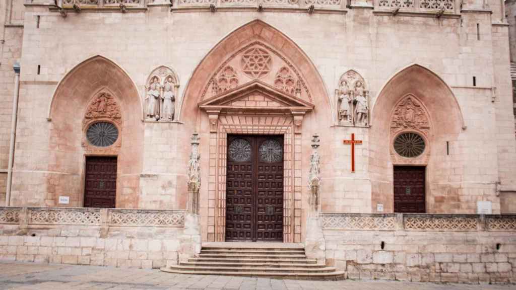 Las puertas actuales de la catedral de Burgos, del siglo XVIII.