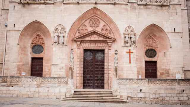Las puertas actuales de la catedral de Burgos, del siglo XVIII.