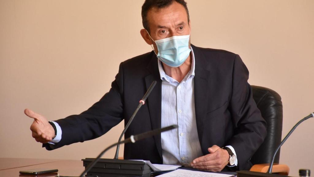 El alcalde, en la comparecencia este viernes.