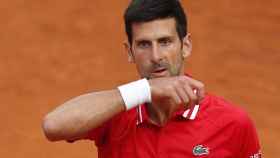 Novak Djokovic, durante la final del Masters de Roma