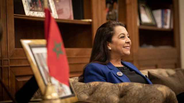 La embajadora de Marruecos en España, Karima Benyaich, en una entrevista con EL ESPAÑOL.
