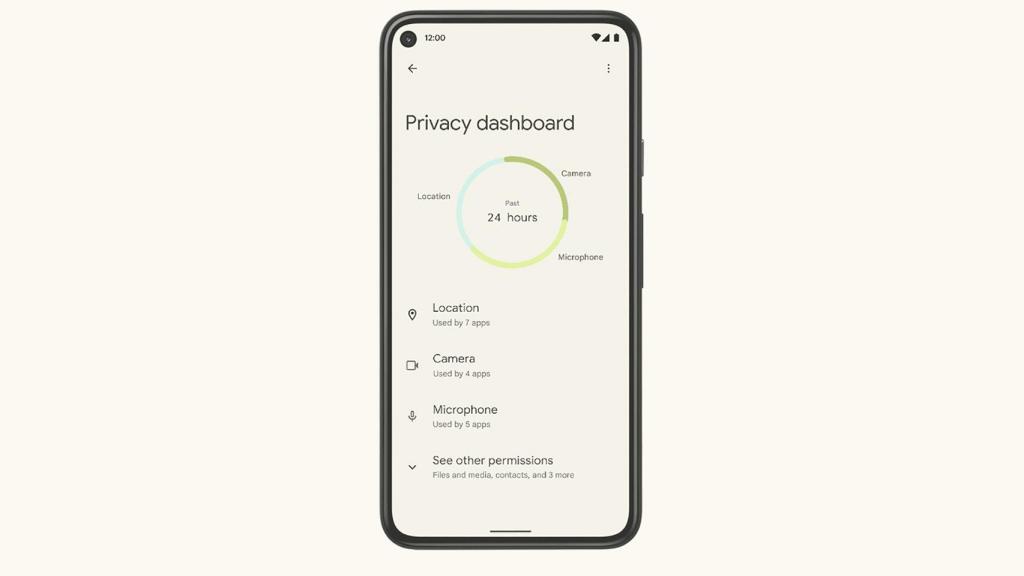 New privacy control panel