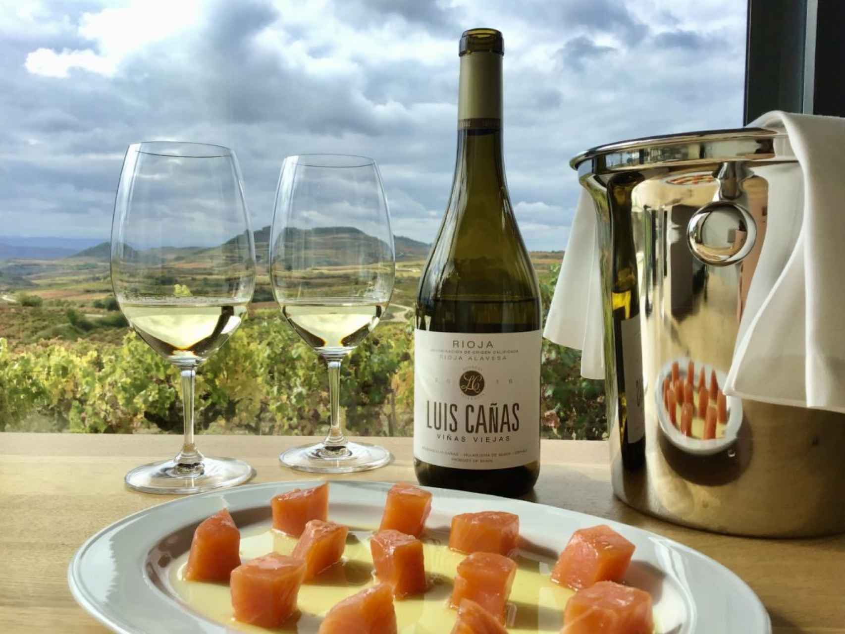 Luis Cañas elabora uno de los grandes vinos blancos de Rioja.