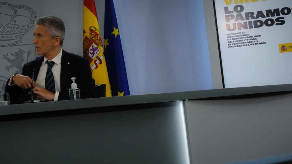 Fernando Grande Marlaska, ministro del Interior, en Moncloa.