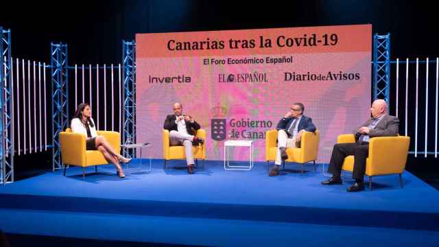Imagen de la mesa redonda 'La digitalización de las empresas canarias como prioridad', en la segunda jornada del Foro Económico Español, Canarias tras la Covid.
