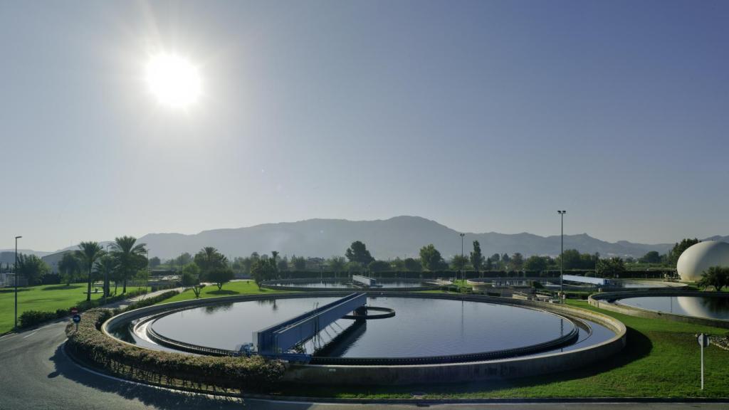 Planta depuradora del grupo SUEZ en Murcia