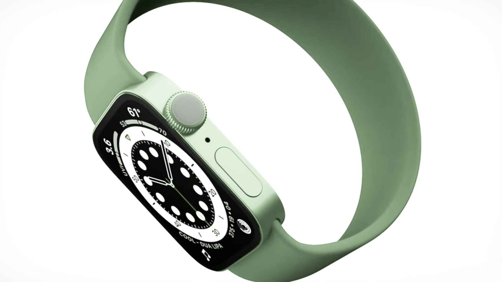 Concepto del Apple Watch series 7.