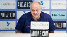 Pablo Laso, en rueda de prensa previa de la Liga Endesa