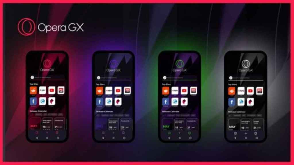 Opera GX para ANDROID & iOS Navegador Gamer