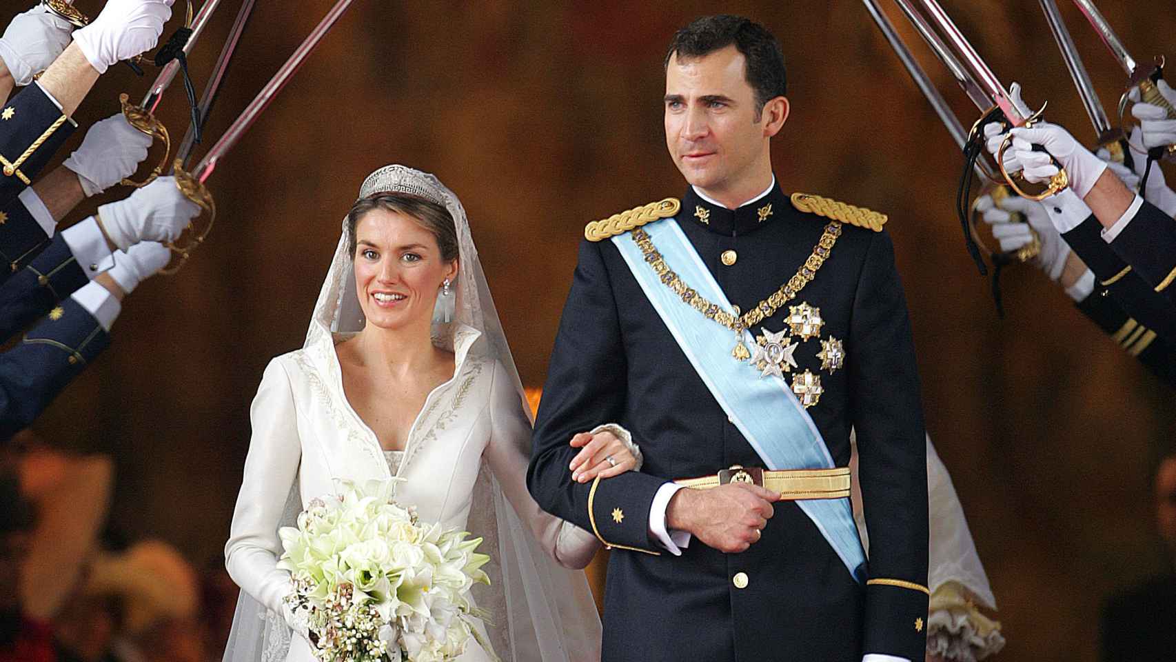 17 años de la boda de Felipe y Letizia 582703720_185763680_1706x960