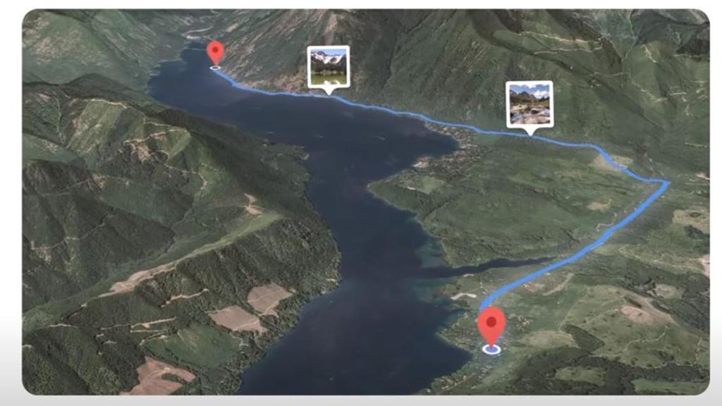 Smart routes for panoramic views from Google Maps