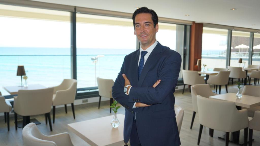 Ángel Rodriguez, en la planta The Level del Meliá de Alicante.