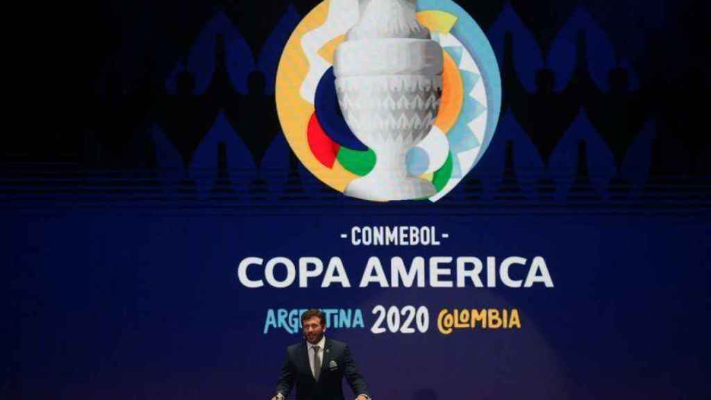 Presentación de la Copa América 2020 con sede en Argentina y Colombia