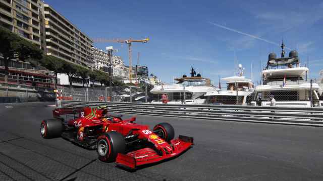Carlos Sainz en el Gran Premio de Mónaco de Fórmula 1