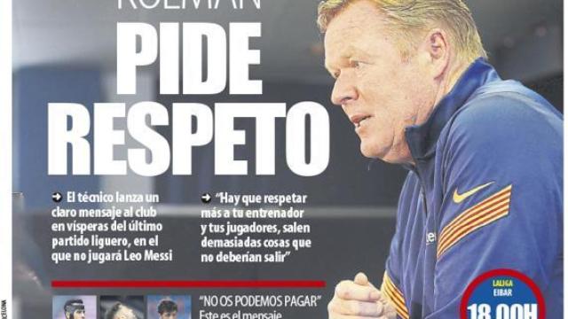 Portada Mundo Deportivo