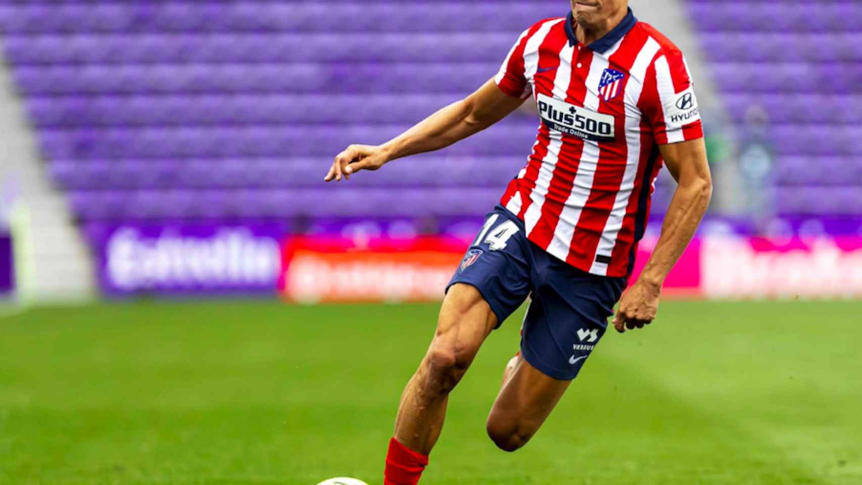Marcos Llorente en el partido Valladolid -Atleti