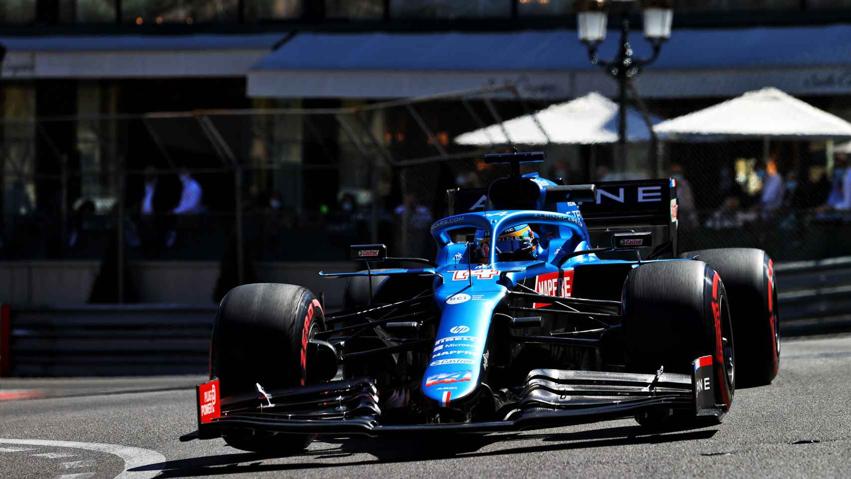 Fernando Alonso en el Gran Premio de Mónaco de Fórmula 1