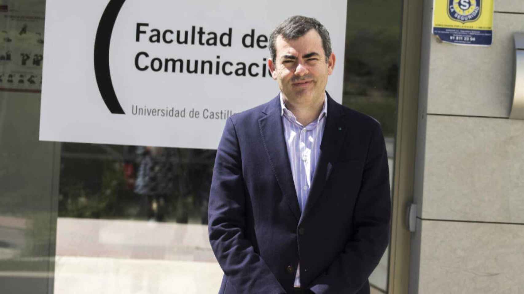 El decano de la Facultad de Comunicación de la Universidad de Castilla-La Mancha (UCLM), José María Herranz. Foto: Europa Press
