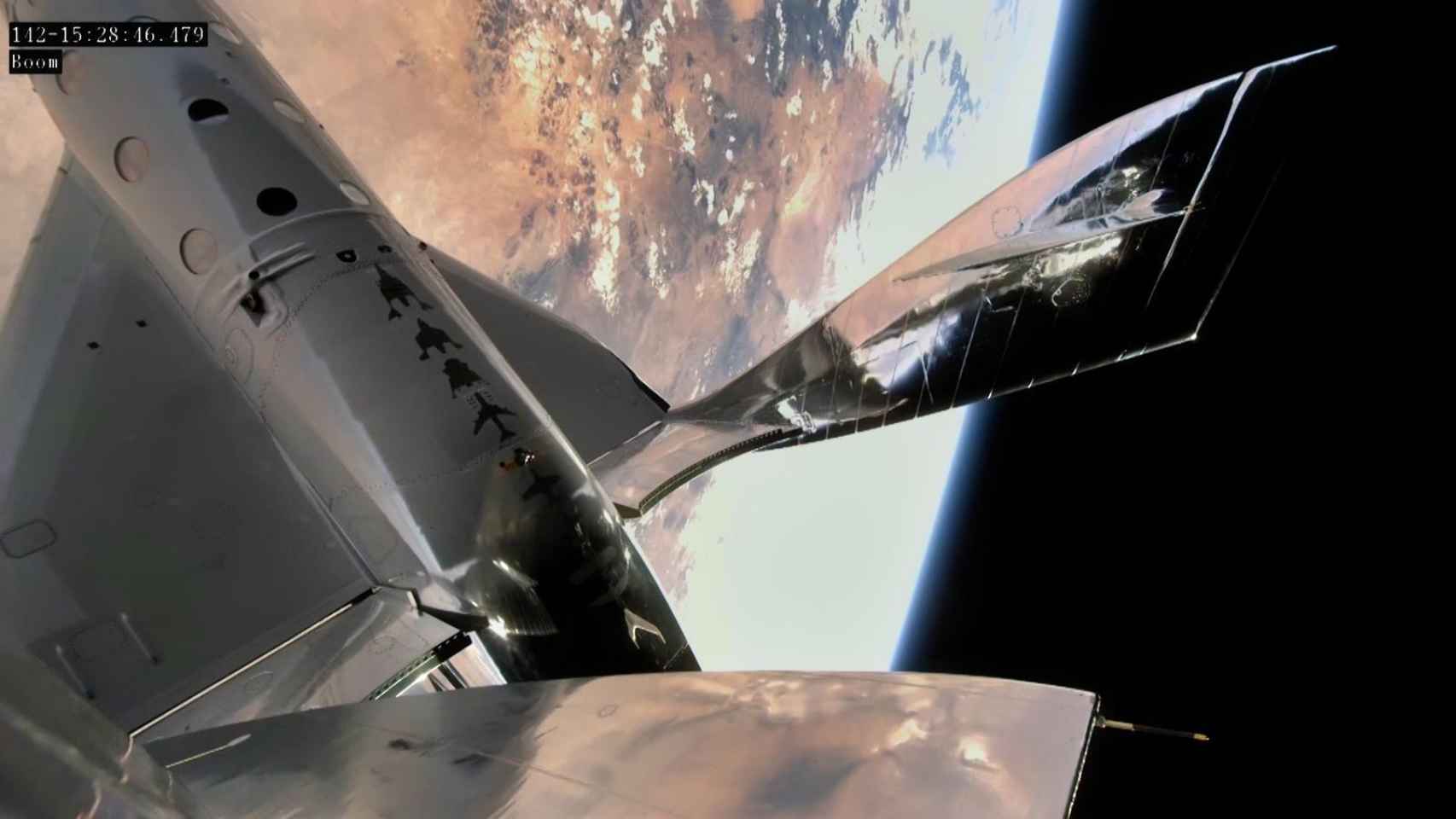 VSS Unity en vuelo suborbital sobre Nuevo México