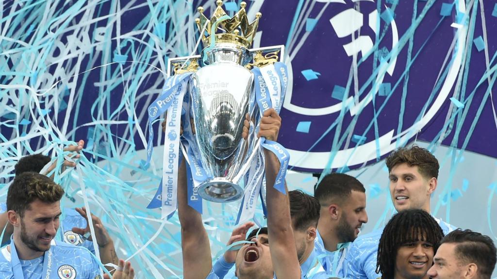 Eric García levanta el título de campeón de la Premier League